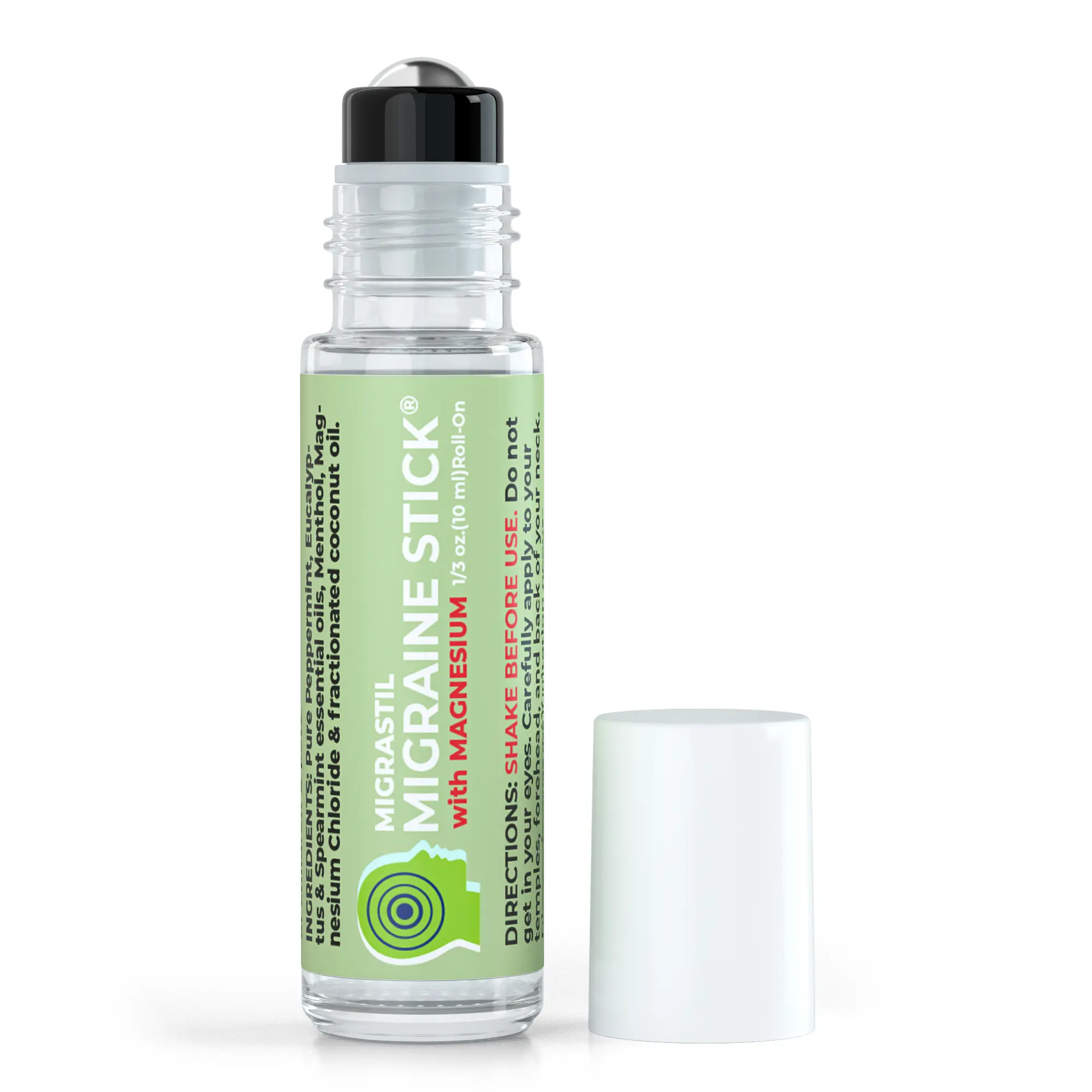 Migrastil Magnesium Cooling Stick – Refresh, Soothe & Unwind. Natural and Healthy Solution for Head and Neck Discomfort. Body Care HSA/FSA Eligible.