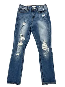 Jeans Boyfriend By Sofia By Sofia Vergara In Blue Denim, Size:4