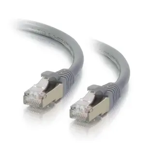 C2G 643 6ft (1.8m) Cat6a Snagless Shielded STP Ethernet Network Patch Cable - Gray