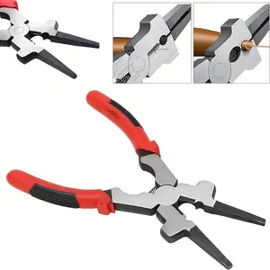 8 Inch MIG Welding Pliers, Multi-Purpose Welding Pliers Welding Tool - Welding Auxiliary Pliers with Ergonomic Insulated Grips, Multi-Purpose Professional Welding Wire Cutting, Clamping and Drawing, Ideal Tool for Automotive/Industrial Welding