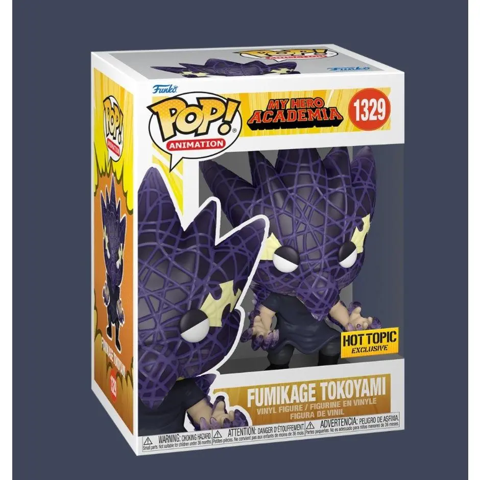 Funko Pop! Animation My Hero Academia Fumikage Tokoyami Vinyl Figure 1329 Hot Topic Exclusive Collectible