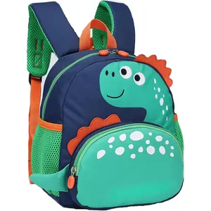 SQ-CPB033 Toddler Backpack Dinosaur Preschool Bag for Boys Girls with Anti-Lost Leash,Cute Cartoon Kids Backpack for 2-6 Years Old,Lightweight Children’s Daycare School Bag