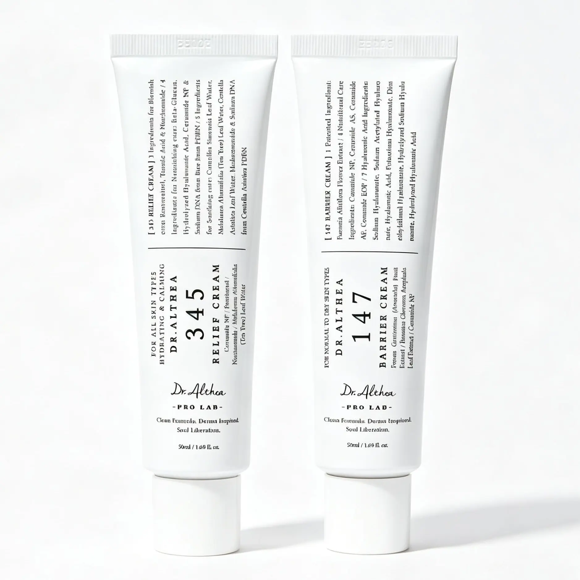 [Dr.Althea] 345 +147 Relief Cream | Korean Face Cream | Hydrating Moisturizer for Dry, Combination & Sensitive Skin | Skin Barrier Care | Glass Skin | Vegan K-Beauty