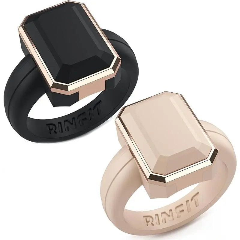 Pack K - Black and Nude / Metal Rose Gold