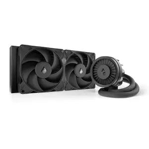 Liquid Freezer III Pro 280 - AIO CPU Cooler, 2 x 140 mm Water Cooling, 38 mm Radiator, PWM Pump, VRM Fan,  AM5/AM4,  LGA1851/1770 Contact Frame - Black