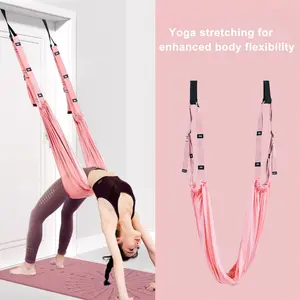 1-Piece Door-Style Yoga Stretching Band - - Pilates Flexibility Strap for Enhanced Body Flexibility, Ideal for Backbend, Splits, and Handstand Training.Suitable for Yoga, Dance, Ballet, and Gymnastics Practice.Home Pilates Equipment