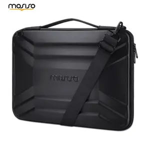 MOSISO 15.6" Hard Shell Laptop Sleeve Case Waterproof Shockproof EVA Bag with Shoulder Strap & Handle for MacBook HP Dell Compatible Models