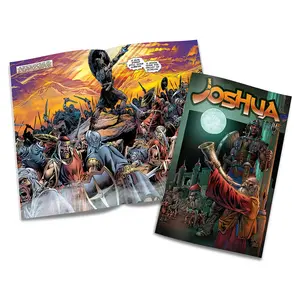 Joshua - 36 comic book illustrating the life of Joshua, Biblical Leader & Conqueror of Canaan