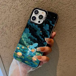 Cute Mudkip Anime Phone Case stylish Protective phonecases for iPhone 17 16 15 14 13 12 11 Pro/ Max/Plus shock-proof anti-fingerprint Anti Fall Matte Back Cover