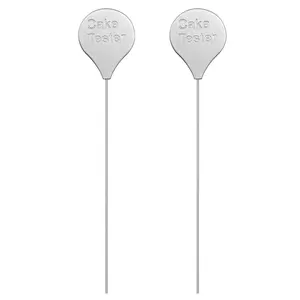 Cake Tester, 2 Packs Cake Testers for Baking and Cakes Testing Stick Doneness Endurance CakeTester Skewer 7.9 in Stainless Steel Rondauno