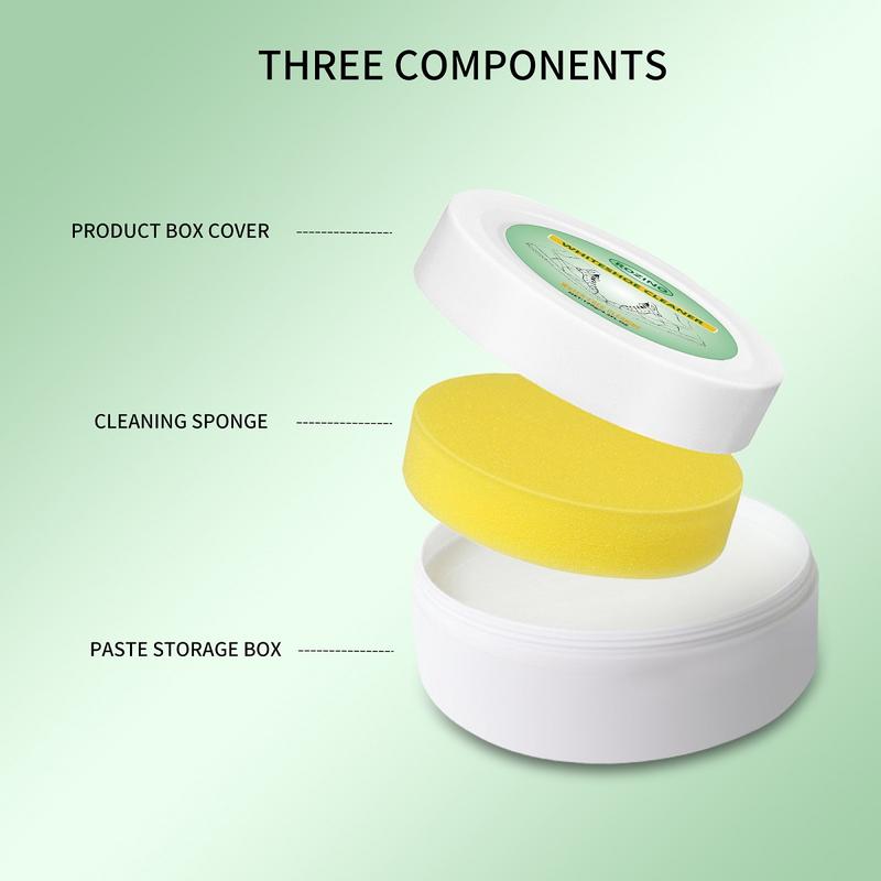 ROZINO White Shoe Cleaner Multi-purpose leather cleaner for the protection of leather products and other areas that need cleaning. Footwear Bedroom Walking Knee One Boxed Set [New Experience]