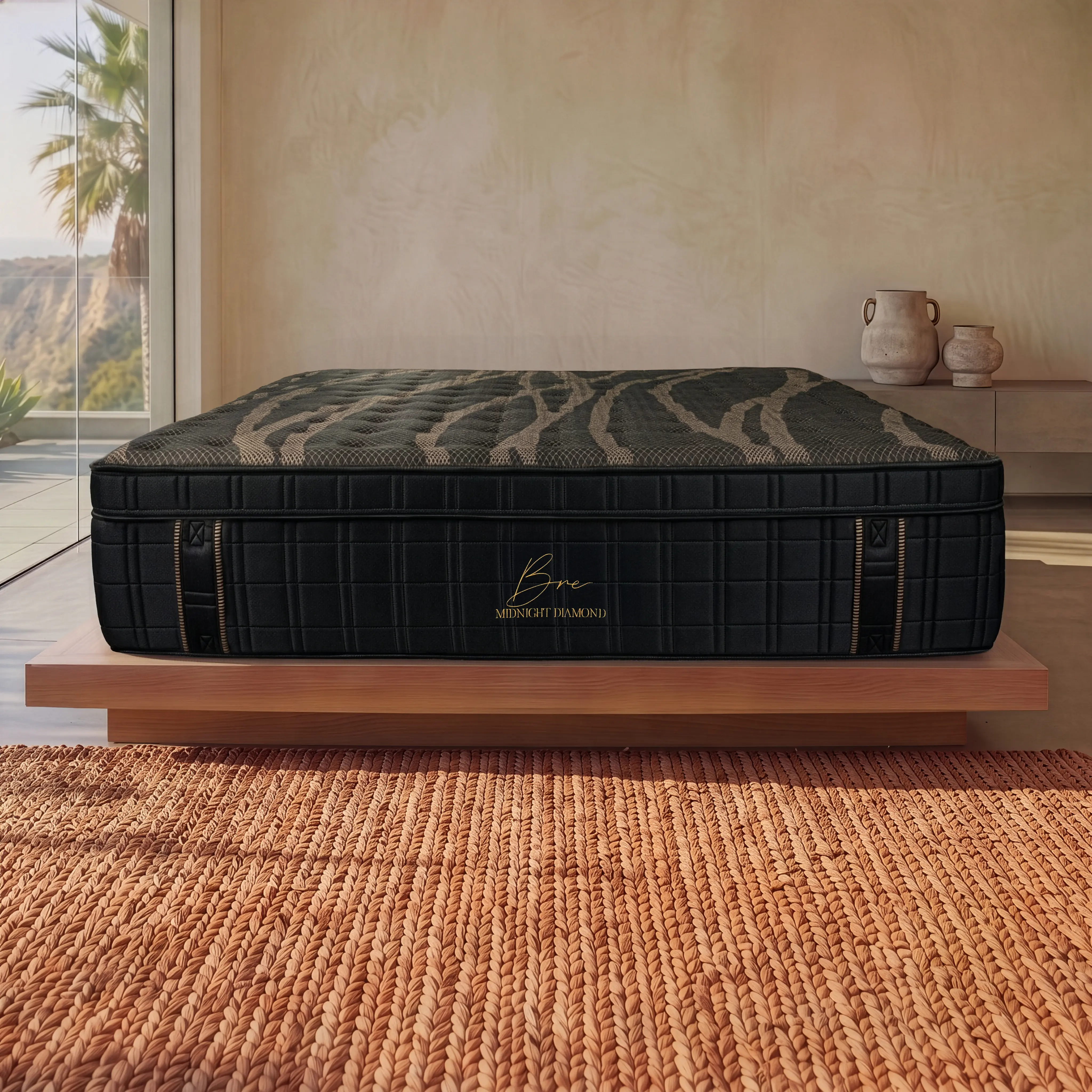 Midnight Diamond 16" EuroTop Hybrid Mattress – BRE Collection