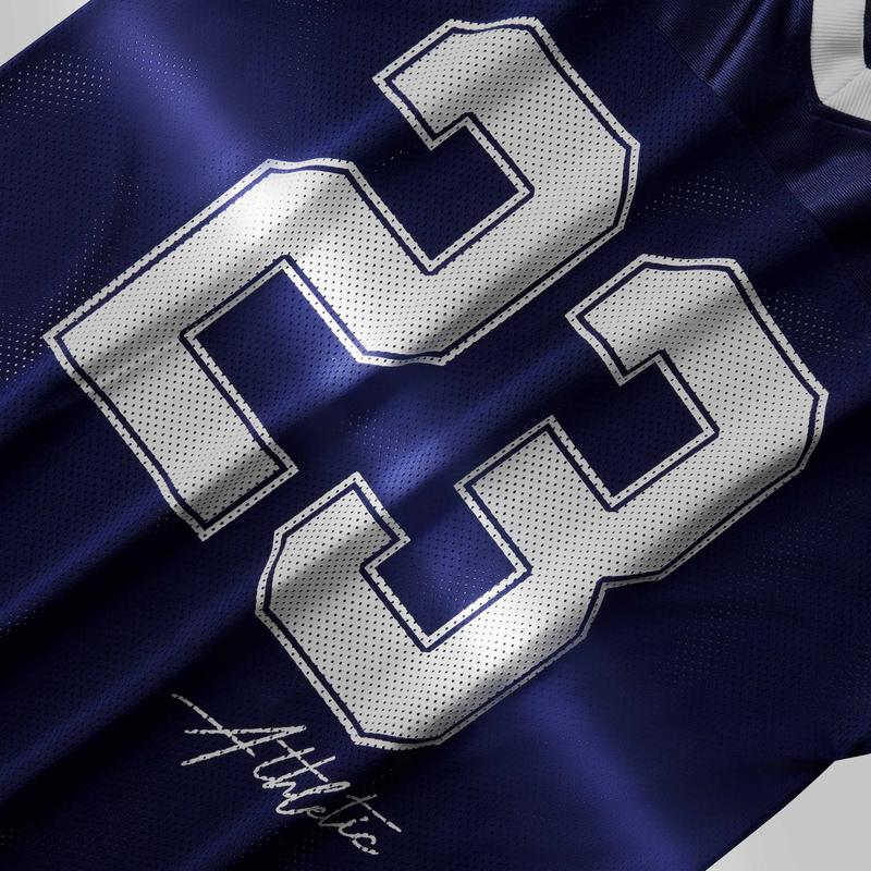 Hot Unisex 23 American Football Jersey Street Hip-Hop, Oversized Athletic Jersey for Summer Casual Wear