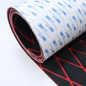 KXKZREN EVA Foam Boat Flooring pad Premium Marine Decking Sheet with Ultra-Strong Adhesive Backing Black & Red diamond Non-Slip Traction Pad Cut-to-Fit Waterproof Mat for Boats RVs Jet Skis & Trucks Easy Peel & Stick Install deck sheet,summervibes