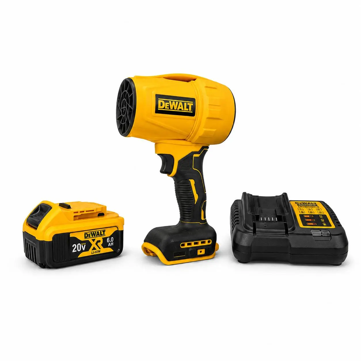 Dewalt 20V Handheld Cordless Turbo Blower - High-Velocity Air Blower with Lightweight Structure for Garage Cleaning, Vehicle Surface Drying, Long-Time Operation unit compact power tool wholesale Adjustable Vacuum Lift Leveling System
