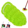 4 Pack Microfiber Chenille Mop Head Replacements - Compatible with O-Cedar EasyWring Spin Mop 1-Tank System, Easy to Replace, Machine Washable, Deep Cleaning for Vinyl, Synthetic, Tile, Hardwood Floors, Spin Mops