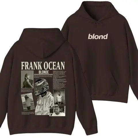 Frank Ocean Graphic Hoodie Cotton Shirt, Full Color, Full Size, Gift For Men, Gift For Women, Gift For Fans, Comfort Menswear Tops Classic,  Streetwear, Trendy Hoodie
