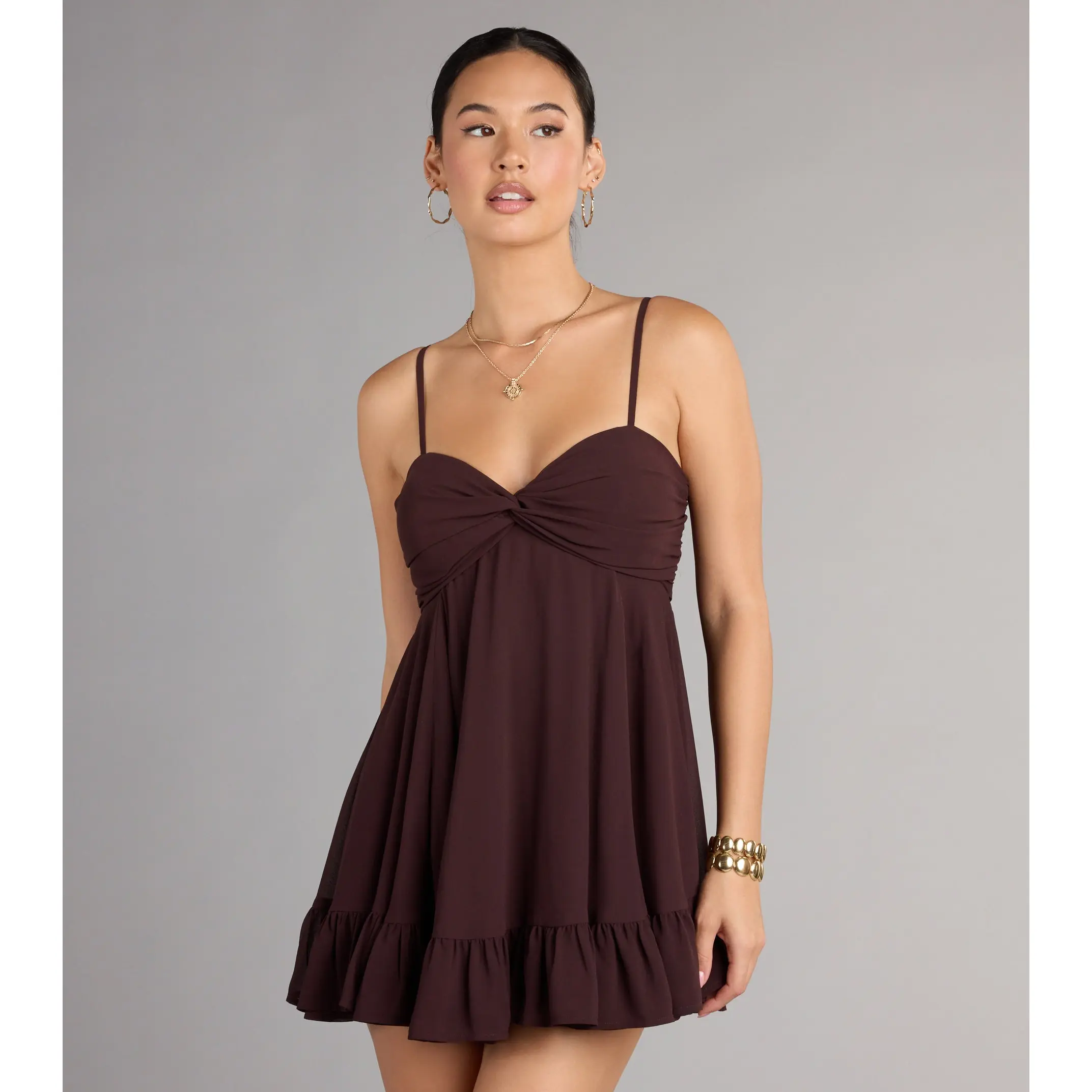 Perfectly Pretty Tie Back Chiffon Babydoll Dress - TikTok Shop Perfectly Pretty Tie Back Chiffon Babydoll Dress - TikTok Shop