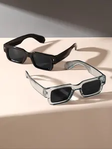 Unisex Stylish Classic Square Frame Glasses, Trendy Casual Glasses for Everyday Use, Fashion Accessories for Outdoor Activities, Trendy Styling Sunglasses