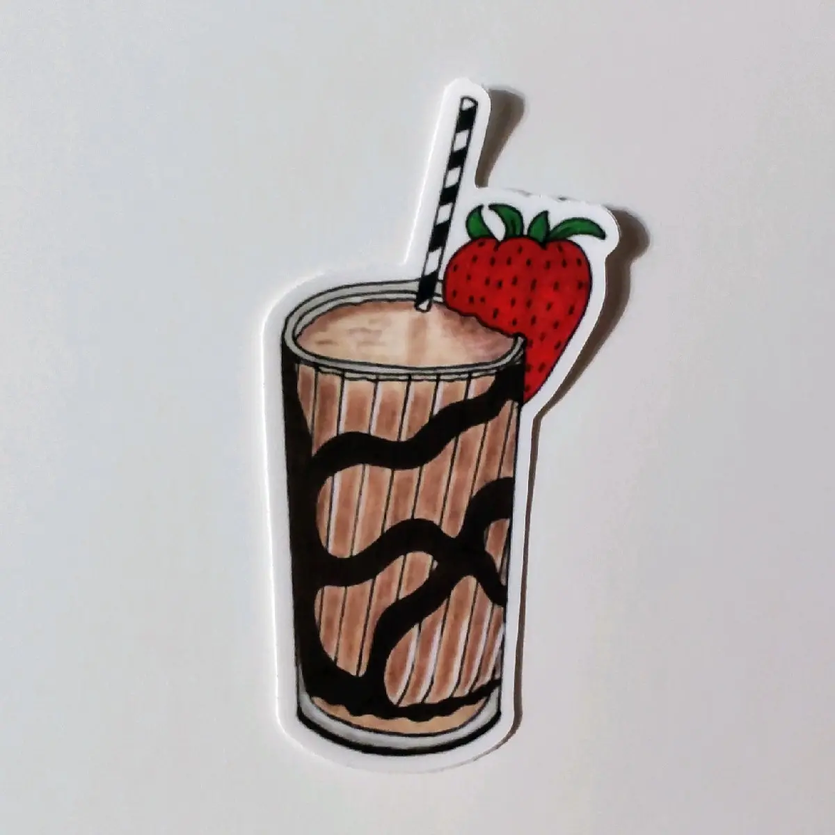 Chocolate Smoothie Vinyl Sticker