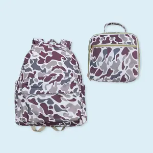 Camouflage kids baby lunch box bag