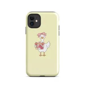 Strawberry Pickin' Goose Double Layer Case