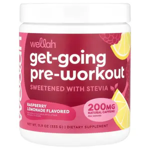 Wellah Get-Going Pre-Workout, Raspberry Lemonade, 11.9 oz (333 g)