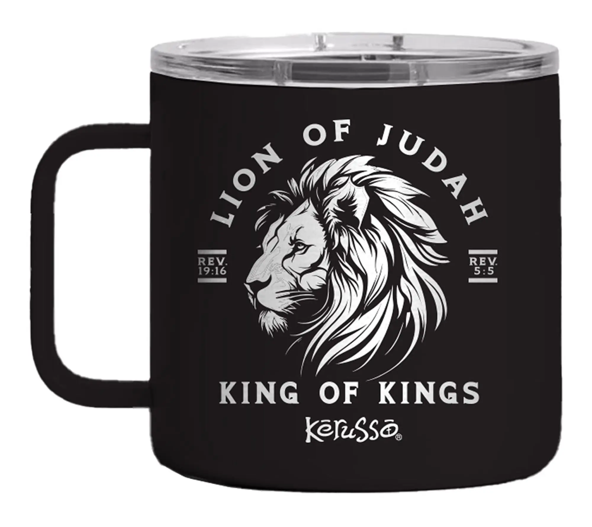 Kerusso 14 oz Stainless Steel Mug With Handle