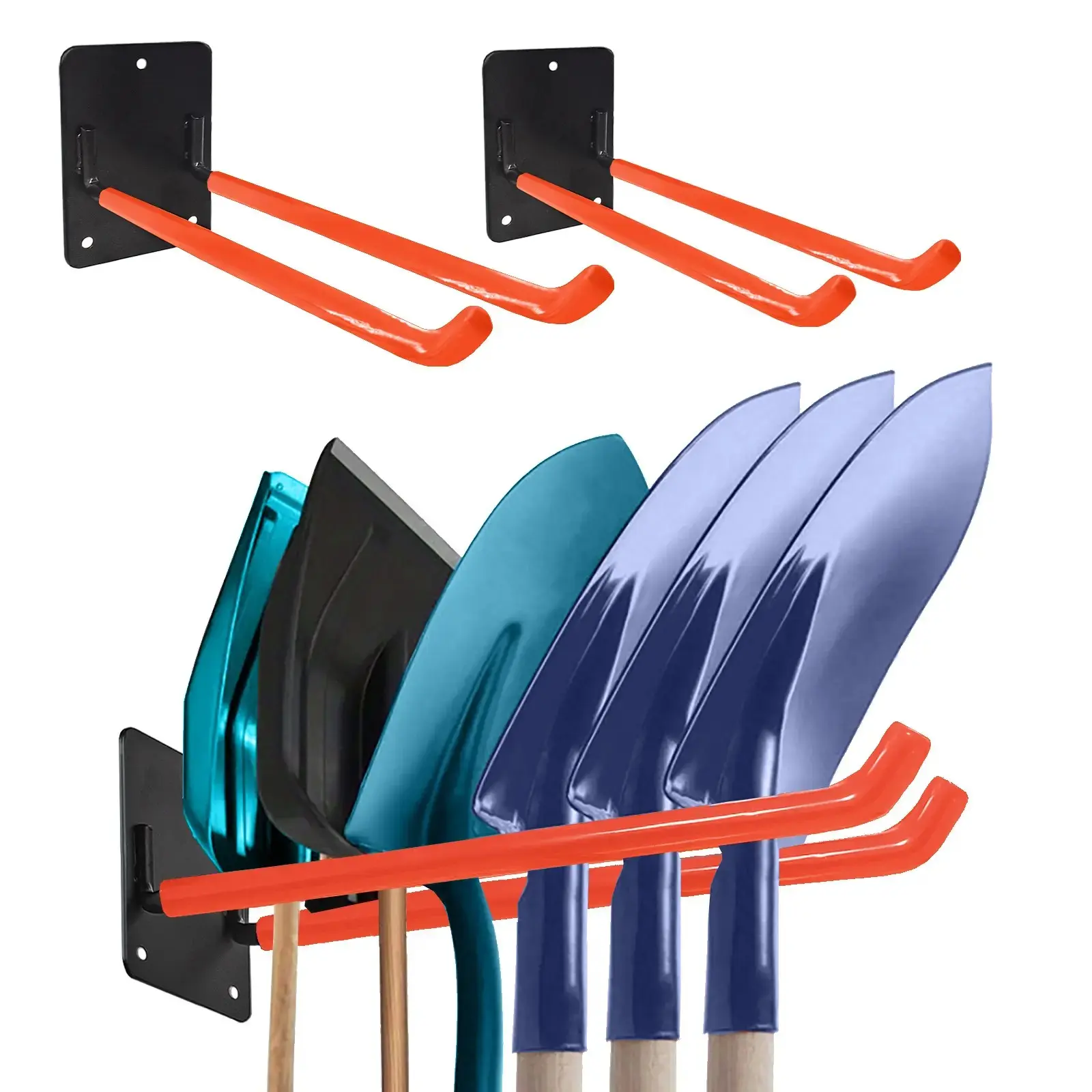 Garage Storage Hook for Gardening Tools, Wall Mounted Organizer, Shovel and Rake Holder, Yard Tool Rack, Garage Essentials, Space Saving Organizer, U Shaped Hook, Garage Hooks