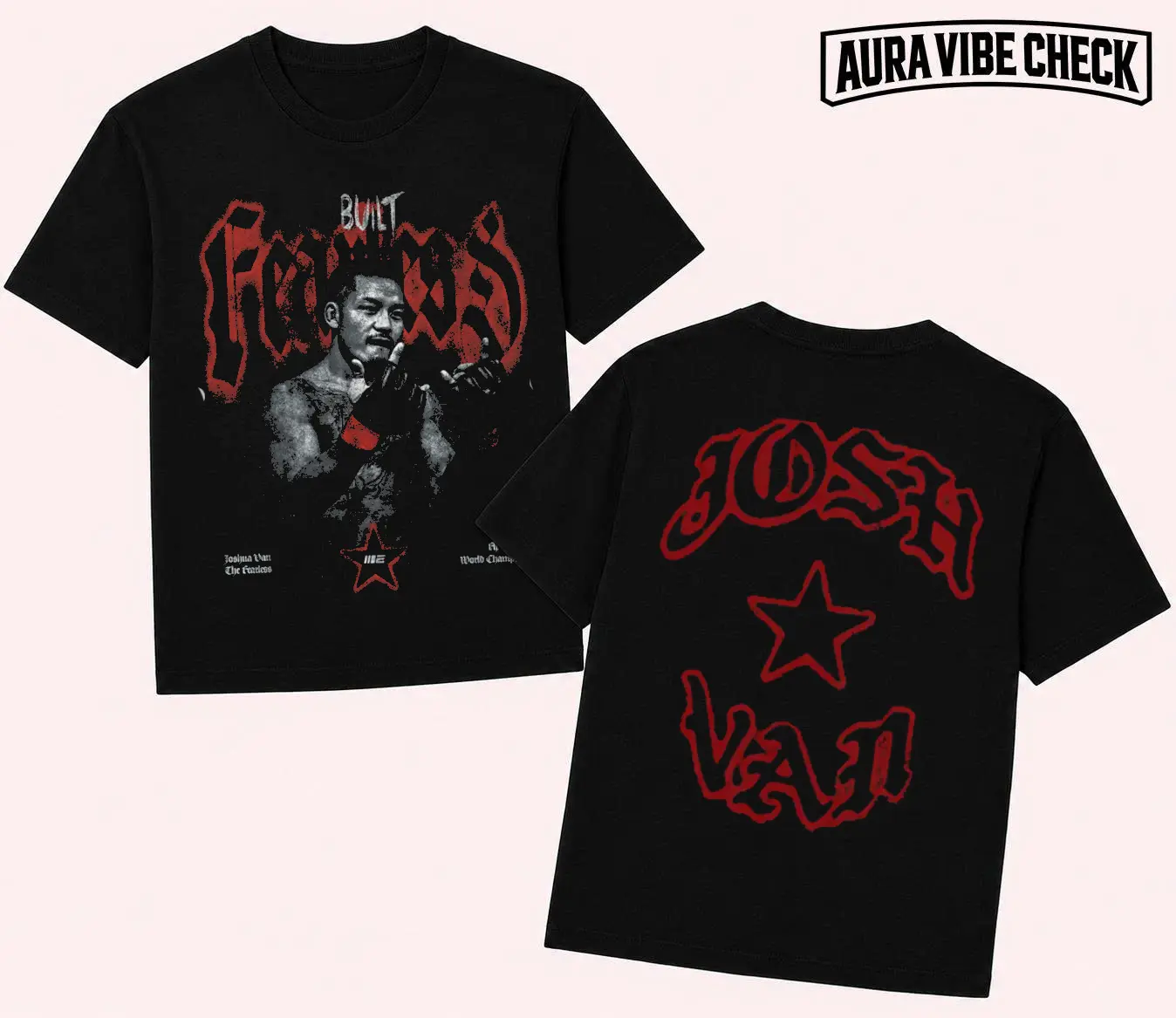 Vintage Joshua Van UFC T-Shirt Retro MMA Fighter Graphic Tee Championship Flyweight Merch Gift for Him