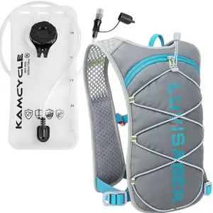 Hydration Vest for Women & Men, 2L Water Bladder Design, Lightweight & Reflective, Ideal for Hiking/cycling/trail Runs/marathons