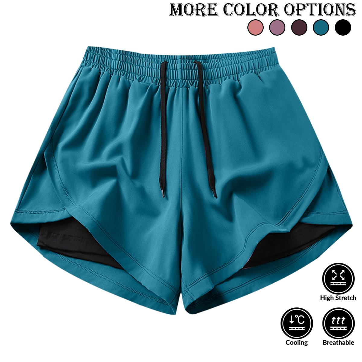 Women’s summer shorts 5-pack — fashionable, versatile outdoor casual athletic shorts; multiple colors available; women’s shorts, summer shorts