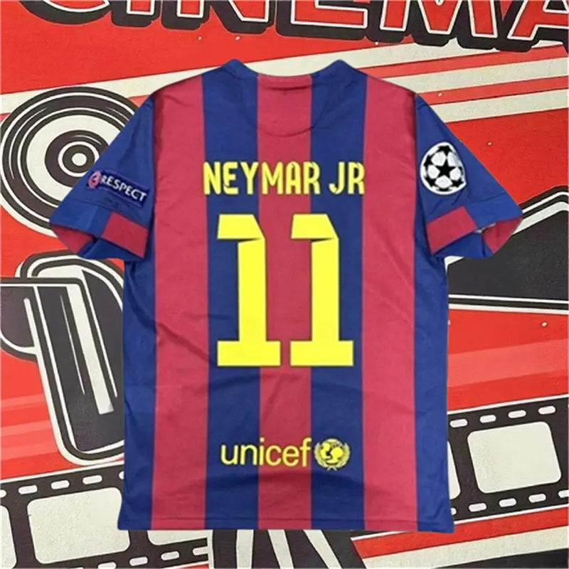 14 15 Home No.11 Neymar Short Sleeve Soccer jersey