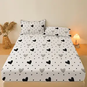 Soft Single Layer Bed Sheet, Breathable Fabric, Fade Resistant, Anti-Pilling, Suitable for Bedroom, Hotel, Guesthouse