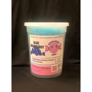 Blue Raspberry Classic Cotton Candy 32 oz. Tub