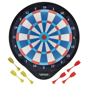 Viper 42-3005 Small Magic Light-Up Magnetic Dartboard - Red, Sports & Outdoor Leisure Darts Equipment, Small Dartboards