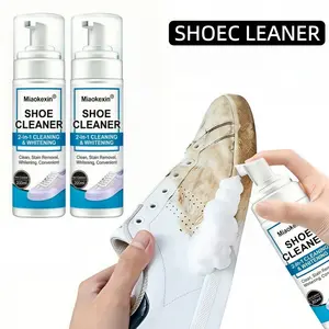 200ML Shoe Cleaner, Effective Stain Removal & Shine Enhancer, No Rinse Formula, Suitable for All Types of Shoes