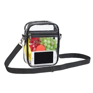 Clearworld Clear Crossbody Purse Bag, Stadium Approved for Concerts, Festivals