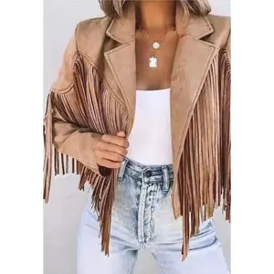 Fringed Suede Leather Jacket