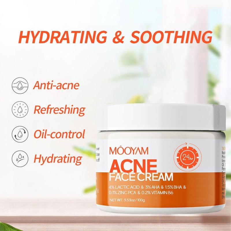 MOOYAM Acne Scar Treatment Cream 50ml Centella & Snail Repair Cream Post-Acne Marks Removal Acne&Pimple Treatment Fragrance Free Paraben Free Skincare Salicylic Skin Repair Sensitive Teens free skincare