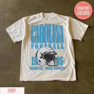 Carolina Vintage Style Football T-Shirt, Panther T-Shirt, Carolina Football Crewneck, Carolina Football T-Shirt FSM13, Vintage Graphic Tee, Unisex T-Shirt, Gift For Men, Top Menswear Streetwear