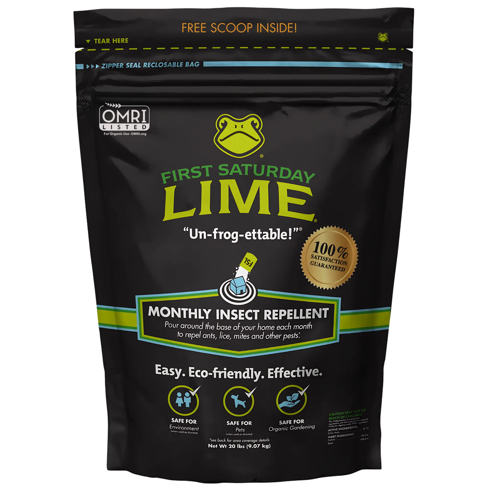First Saturday Lime Insect Repellent, Multi-Purpose Pet Friendly Pest Control & Deodorizer for Home, Garden, Yard & Chicken Coop Protect Homes And Other Buildings Protect Yards From Ticks Garden Bug Repellent First Saturday Lime Insect Repellent, Multi-Purpose Pet Friendly Pest Control & Deodorizer for Home, Garden, Yard & Chicken Coop Protect Homes And Other Buildings Protect Yards From Ticks Garden Bug Repellent