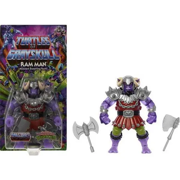 Masters Of The Universe Origins: Turtles of Grayskull Ram Man (He-Man, MOTU, TMNT)  [COLLECTIBLES] Action figurine/statue, figurine/statue, Collectible