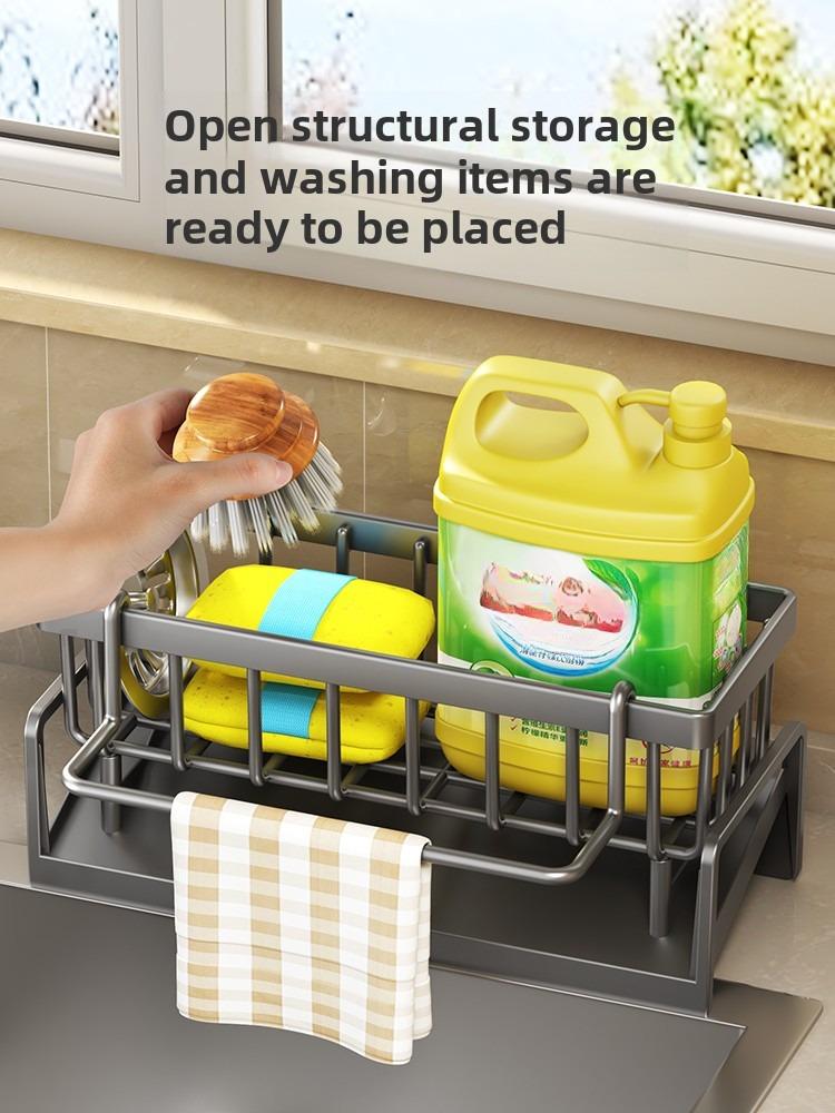 Accessories Kitchen Sink Drying Rack ,Metal Sponge Drain Holder,Multifunctional Storage Rack for Home, Storage Organizer, Household Essentials, Fall Decor, Kitchen Gadgets Accessories Kitchen Sink Drying Rack ,Metal Sponge Drain Holder,Multifunctional Storage Rack for Home, Storage Organizer, Household Essentials, Fall Decor, Kitchen Gadgets