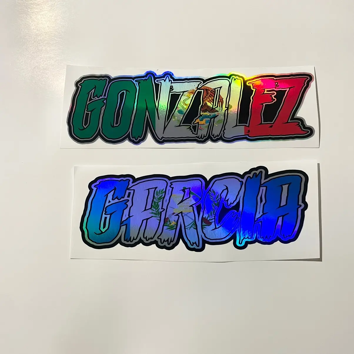 Last name decal Last name decal
