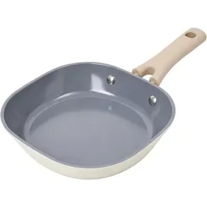 8 Inch Ceramic Nonstick Frying Pan - Dual Ceramic Coating Inside & Out, /PFOA-Free Skillet, Induction Compatible & Dishwasher Safe, Stay-Cool Handle,  Egg Pan