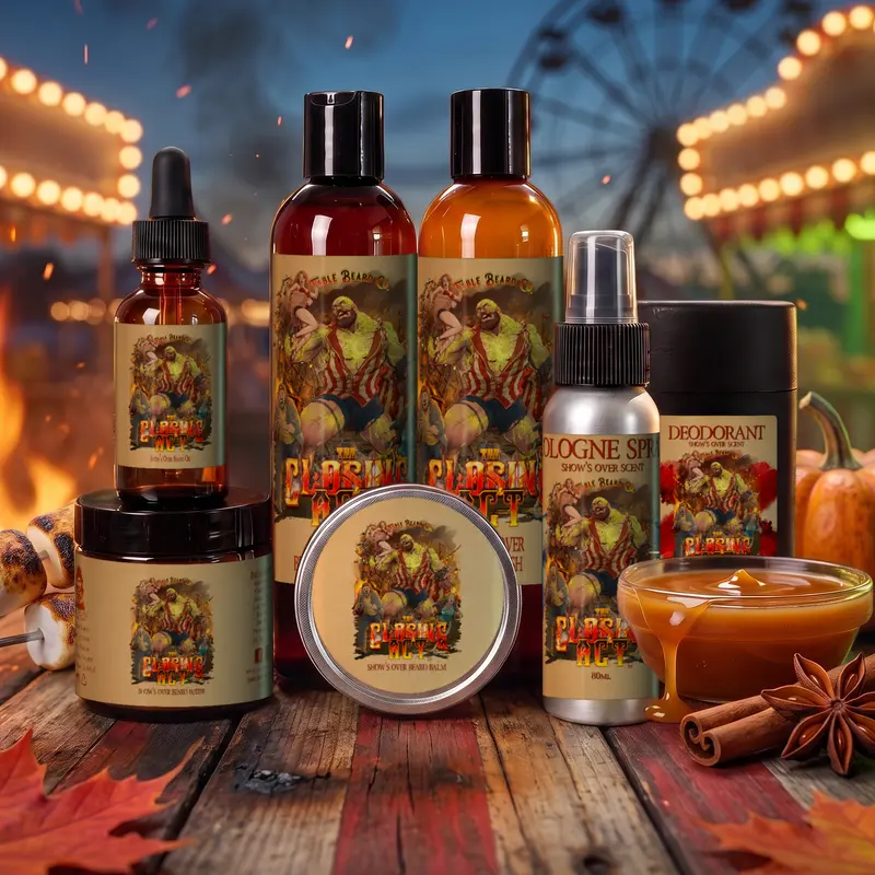 Fable Beard Co - Ultimate Beard And Body Care Bundles - 7 Piece Full-Size Grooming Set For Men