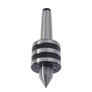 3MT (Morse Taper 3) Live Center, Triple-Bearing Medium-Duty Lathe Accessory, Hardened Steel, Precision Ground, High-Speed Turning Tool for CNC Work