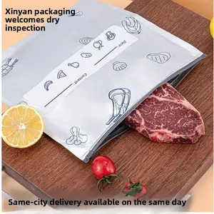 Aluminum Foil Food-Grade Fresh-Keeping Bags Premium Thickened Sealed for Refrigerator and Freezer - Cross-Border Exclusive