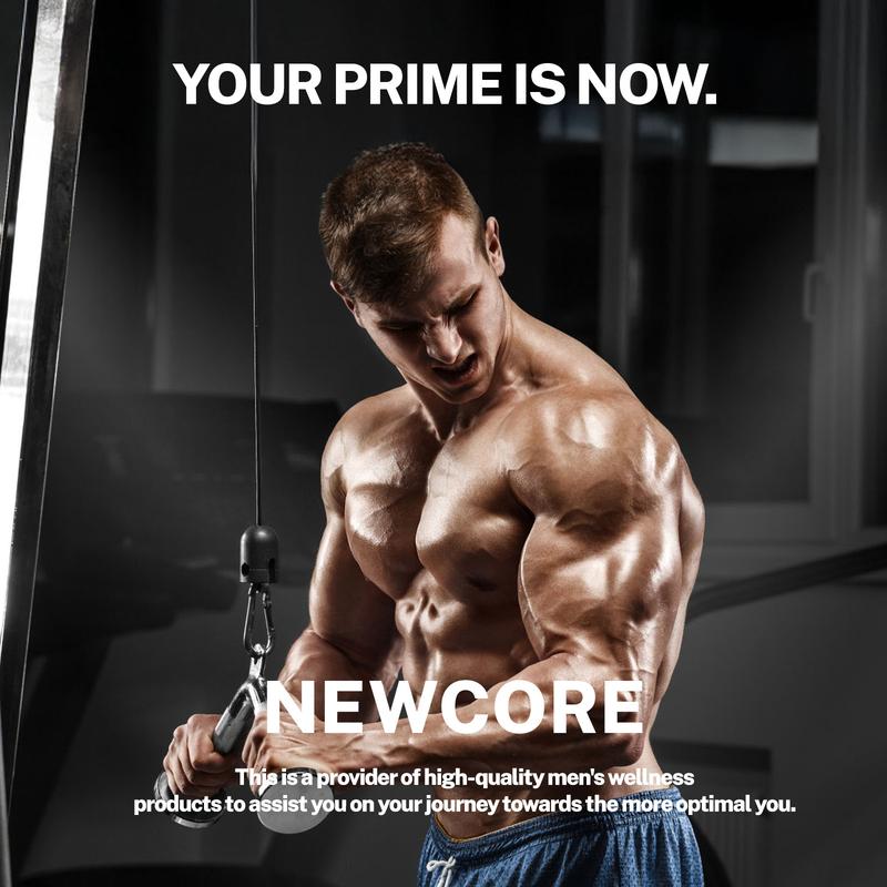 Newcore ｜ 7-in-1 Nitric Oxide Booster - Maca Root & L-Arginine & Ashwagandha & Horny Goat Weed & Shilajit & Tongkat Ali & Beet Root Gummy for Blood Flow, Energy & Stamina Support | 100% Natural